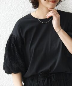 SHIPS / シップス カットソー | 《予約》【WEB限定】〈接触冷感/UVカット/汗染み防止加工〉FUNCTION 袖 レース プルオーバー