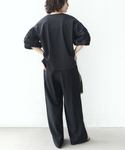 SHIPS / シップス カットソー | 《予約》【WEB限定】〈接触冷感/UVカット/汗染み防止加工〉FUNCTION 袖 レース プルオーバー | 詳細16