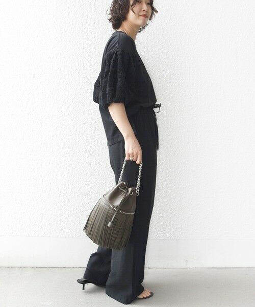 SHIPS / シップス カットソー | 《予約》【WEB限定】〈接触冷感/UVカット/汗染み防止加工〉FUNCTION 袖 レース プルオーバー | 詳細17