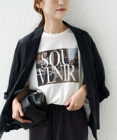 SHIPS / シップス Tシャツ | 《予約》【SHIPS別注】81BRANCA: 5分袖 ロゴ・フォト TEE