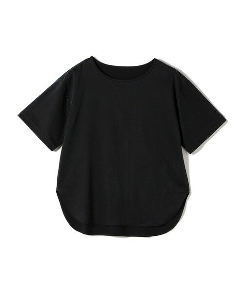 SHIPS / シップス Tシャツ | 〈手洗い可能〉フィブリル サテン ジャージー 半袖 プルオーバー | 詳細9