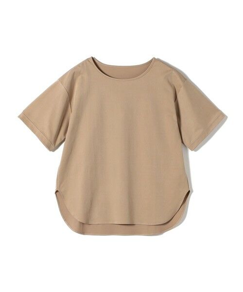 SHIPS / シップス Tシャツ | 〈手洗い可能〉フィブリル サテン ジャージー 半袖 プルオーバー | 詳細25