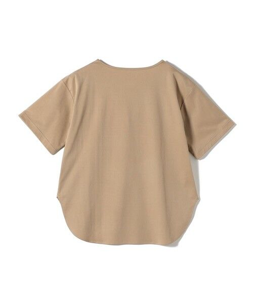 SHIPS / シップス Tシャツ | 〈手洗い可能〉フィブリル サテン ジャージー 半袖 プルオーバー | 詳細26