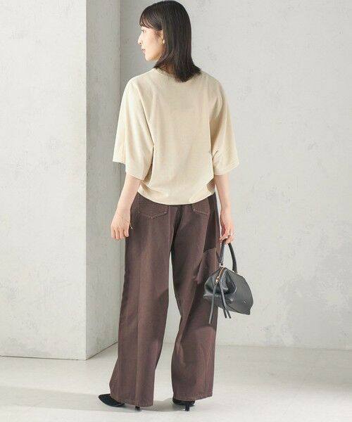 SHIPS / シップス カットソー | 《予約》【実力派ベーシック】〈接触冷感/UVカット〉マイクロ パイル ドルマンスリーブ プルオーバー | 詳細11