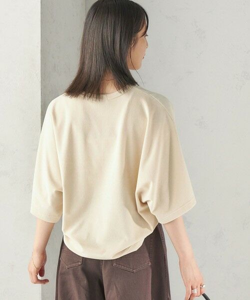 SHIPS / シップス カットソー | 《予約》【実力派ベーシック】〈接触冷感/UVカット〉マイクロ パイル ドルマンスリーブ プルオーバー | 詳細13