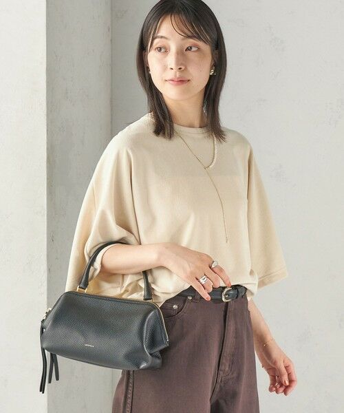 SHIPS / シップス カットソー | 《予約》【実力派ベーシック】〈接触冷感/UVカット〉マイクロ パイル ドルマンスリーブ プルオーバー | 詳細15