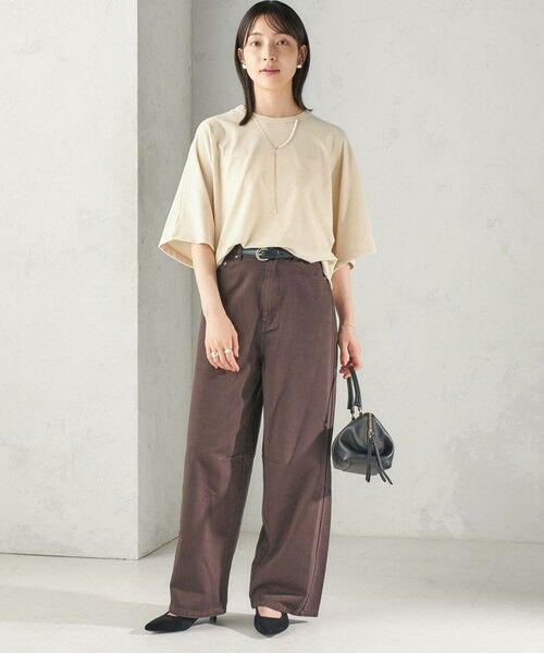 SHIPS / シップス カットソー | 《予約》【実力派ベーシック】〈接触冷感/UVカット〉マイクロ パイル ドルマンスリーブ プルオーバー | 詳細9