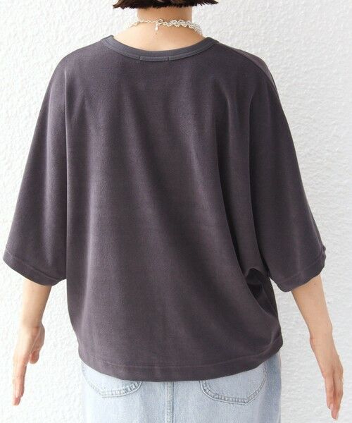 SHIPS / シップス カットソー | 《予約》〈接触冷感 / UVカット〉マイクロ パイル ドルマン スリーブ プルオーバー | 詳細23