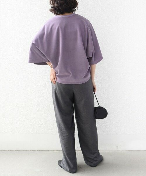 SHIPS / シップス カットソー | 《予約》〈接触冷感 / UVカット〉マイクロ パイル ドルマン スリーブ プルオーバー | 詳細27