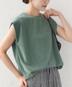 SHIPS / シップス カットソー | 《予約》〈接触冷感 / UVカット〉マイクロ パイル フレンチ スリーブ プルオーバー