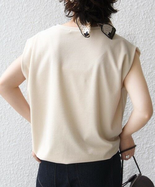 SHIPS / シップス カットソー | 《予約》〈接触冷感 / UVカット〉マイクロ パイル フレンチ スリーブ プルオーバー | 詳細6