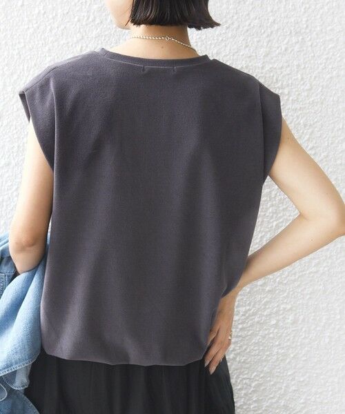 SHIPS / シップス カットソー | 《予約》〈接触冷感 / UVカット〉マイクロ パイル フレンチ スリーブ プルオーバー | 詳細13