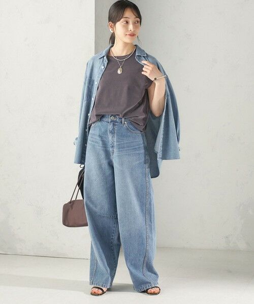 SHIPS / シップス カットソー | 《予約》【実力派ベーシック】〈接触冷感/UVカット〉マイクロ パイル フレンチスリーブ プルオーバー | 詳細24