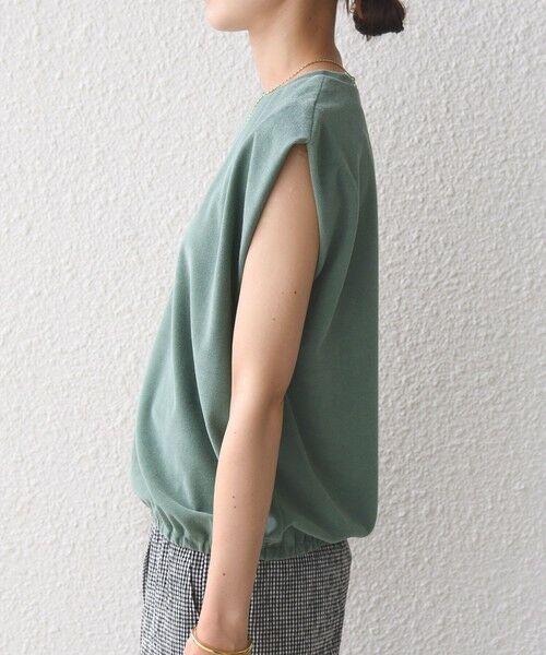 SHIPS / シップス カットソー | 《予約》〈接触冷感 / UVカット〉マイクロ パイル フレンチ スリーブ プルオーバー | 詳細23