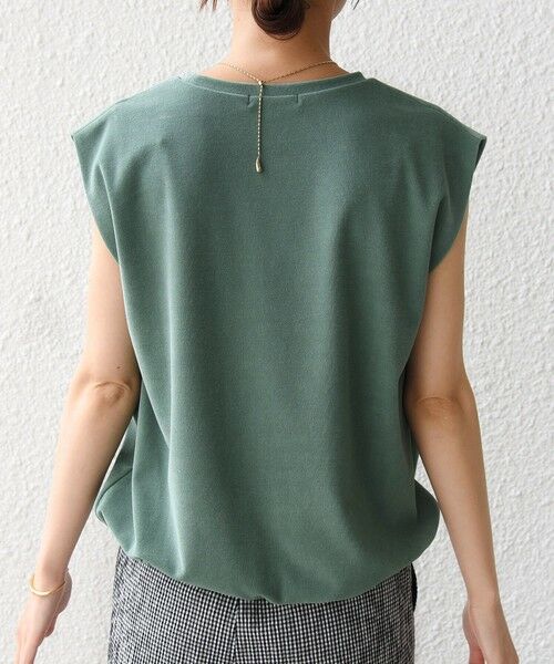 SHIPS / シップス カットソー | 《予約》〈接触冷感 / UVカット〉マイクロ パイル フレンチ スリーブ プルオーバー | 詳細24