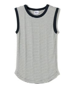 SHIPS / シップス タンクトップ | 【SHIPS別注】miller: ノースリーブ ボーダー カットソー