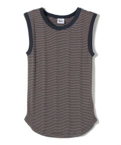 SHIPS / シップス タンクトップ | 【SHIPS別注】miller: ノースリーブ ボーダー カットソー