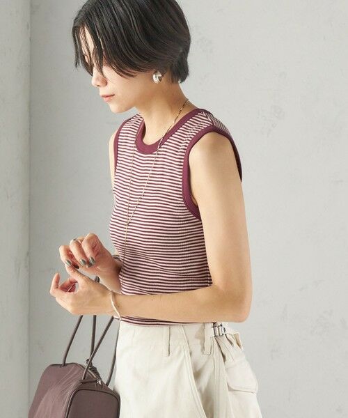 SHIPS / シップス タンクトップ | 【SHIPS別注】miller: ノースリーブ ボーダー カットソー | 詳細29