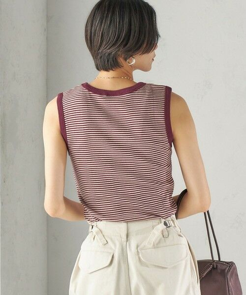SHIPS / シップス タンクトップ | 【SHIPS別注】miller: ノースリーブ ボーダー カットソー | 詳細30