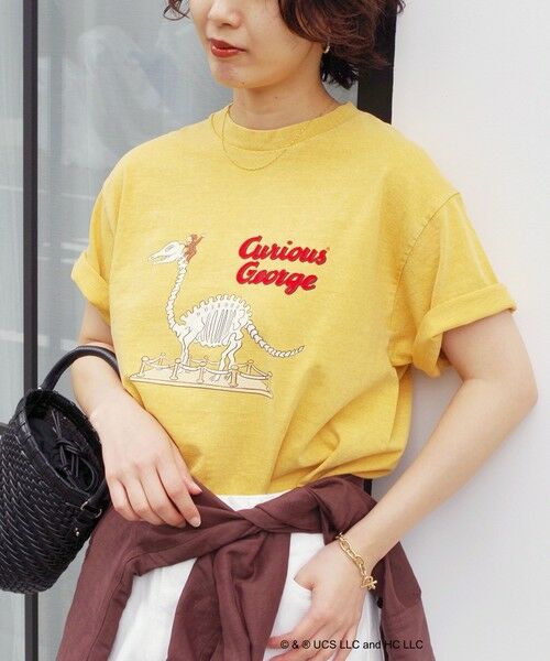 SHIPS / シップス Tシャツ | 【SHIPS別注】GOOD ROCK SPEED/Curious George/TEE（イエロー）