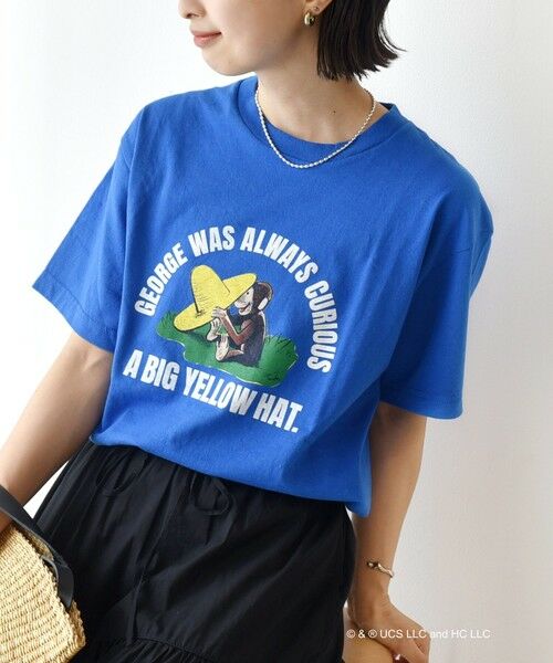 SHIPS / シップス Tシャツ | 【SHIPS別注】GOOD ROCK SPEED/Curious George/TEE（ブルー）