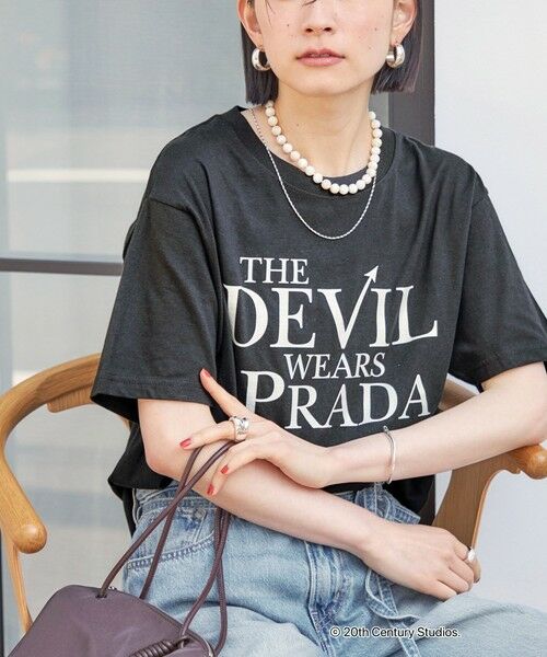 SHIPS / シップス Tシャツ | 【SHIPS別注】GOOD ROCK SPEED: The devil wears PRADA（ダークグレー）