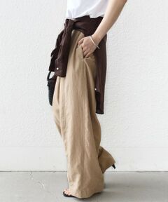 SHIPS / シップス その他パンツ | 〈洗濯機可能〉ステッチ デザイン イージー ワイド パンツ