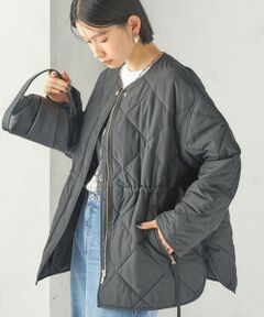 SHIPS / シップス ブルゾン | 《予約》〈撥水加工/手洗い可能〉HEAT 中綿 キルティング ジップ ブルゾン