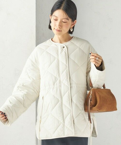 SHIPS / シップス ブルゾン | 《予約》〈撥水加工/手洗い可能〉HEAT 中綿 キルティング ジップ ブルゾン | 詳細10