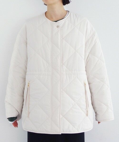 SHIPS / シップス ブルゾン | 《予約》〈撥水加工/手洗い可能〉HEAT 中綿 キルティング ジップ ブルゾン | 詳細15