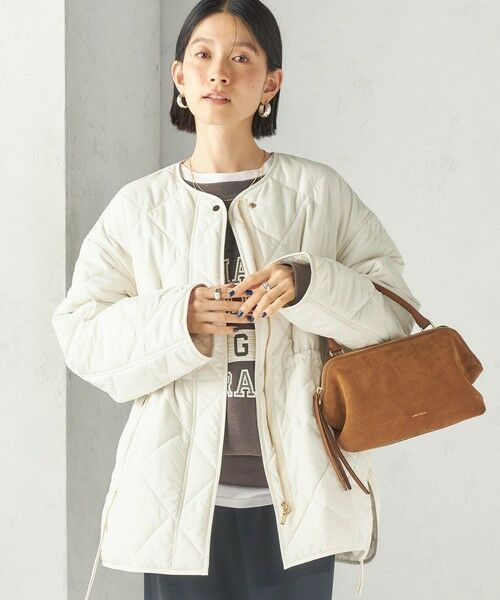 SHIPS / シップス ブルゾン | 《予約》〈撥水加工/手洗い可能〉HEAT 中綿 キルティング ジップ ブルゾン | 詳細5