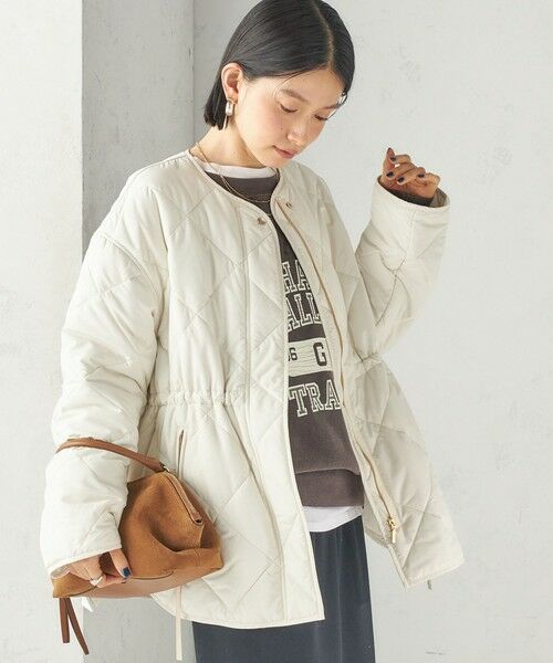 SHIPS / シップス ブルゾン | 《予約》〈撥水加工/手洗い可能〉HEAT 中綿 キルティング ジップ ブルゾン | 詳細8