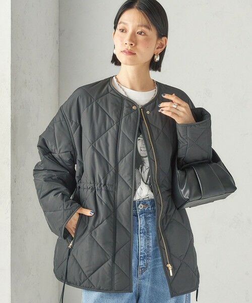 SHIPS / シップス ブルゾン | 《予約》〈撥水加工/手洗い可能〉HEAT 中綿 キルティング ジップ ブルゾン | 詳細19