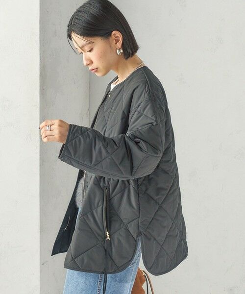 SHIPS / シップス ブルゾン | 《予約》〈撥水加工/手洗い可能〉HEAT 中綿 キルティング ジップ ブルゾン | 詳細20