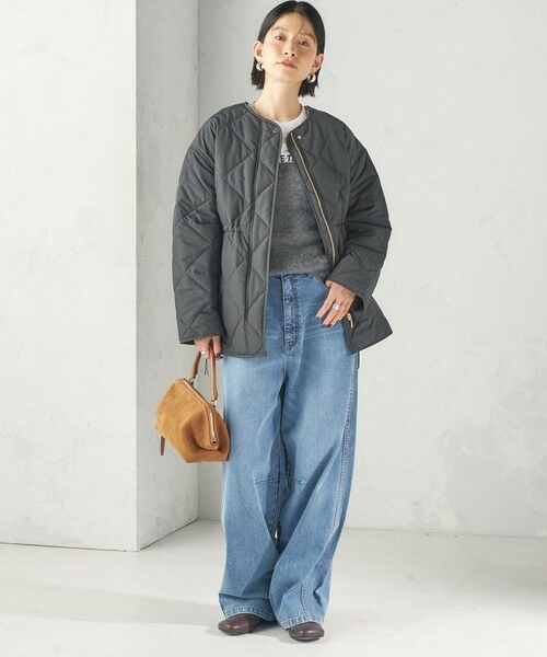 SHIPS / シップス ブルゾン | 《予約》〈撥水加工/手洗い可能〉HEAT 中綿 キルティング ジップ ブルゾン | 詳細23