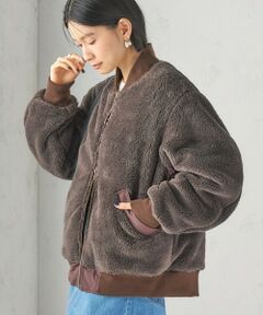 SHIPS / シップス ブルゾン | 《予約》【SHIPS別注】ARMY TWILL: リバーシブル フリース ブルゾン