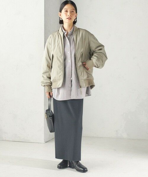 SHIPS / シップス ブルゾン | 《予約》【SHIPS別注】ARMY TWILL: リバーシブル フリース ブルゾン | 詳細1