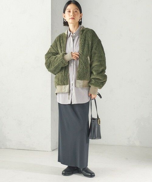 SHIPS / シップス ブルゾン | 《予約》【SHIPS別注】ARMY TWILL: リバーシブル フリース ブルゾン | 詳細10