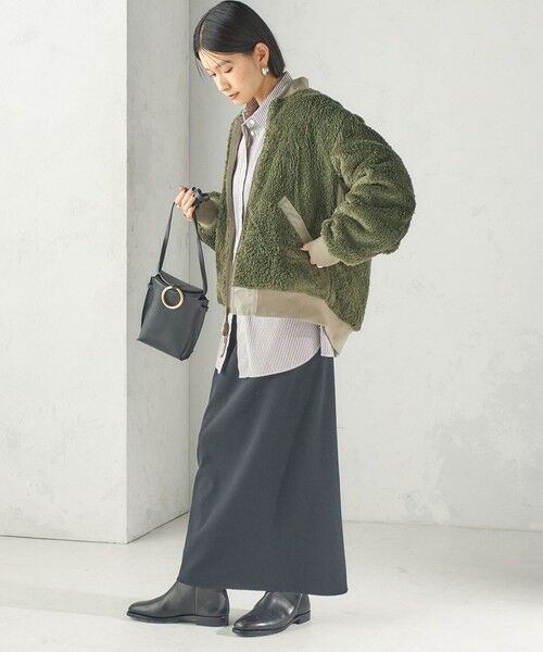 SHIPS / シップス ブルゾン | 《予約》【SHIPS別注】ARMY TWILL: リバーシブル フリース ブルゾン | 詳細11