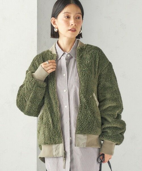SHIPS / シップス ブルゾン | 《予約》【SHIPS別注】ARMY TWILL: リバーシブル フリース ブルゾン | 詳細13