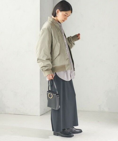SHIPS / シップス ブルゾン | 《予約》【SHIPS別注】ARMY TWILL: リバーシブル フリース ブルゾン | 詳細4