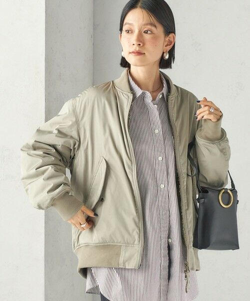 SHIPS / シップス ブルゾン | 《予約》【SHIPS別注】ARMY TWILL: リバーシブル フリース ブルゾン | 詳細9