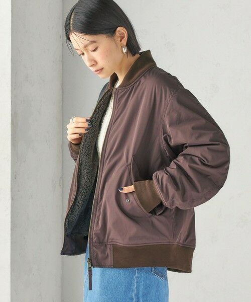 SHIPS / シップス ブルゾン | 《予約》【SHIPS別注】ARMY TWILL: リバーシブル フリース ブルゾン | 詳細28