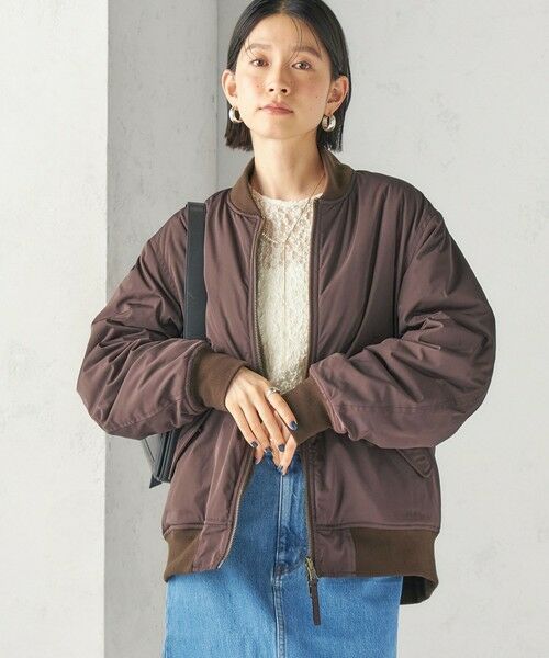 SHIPS / シップス ブルゾン | 《予約》【SHIPS別注】ARMY TWILL: リバーシブル フリース ブルゾン | 詳細30