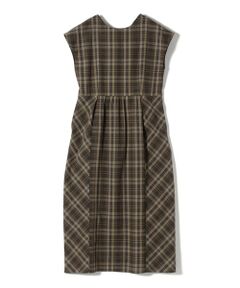 SHIPS / シップス ロング・マキシ丈ワンピース | SHIPS Primary Navy Label:〈手洗い可能〉ダークマドラス チェック ワンピース