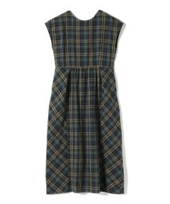 SHIPS / シップス ロング・マキシ丈ワンピース | SHIPS Primary Navy Label:〈手洗い可能〉ダークマドラス チェック ワンピース