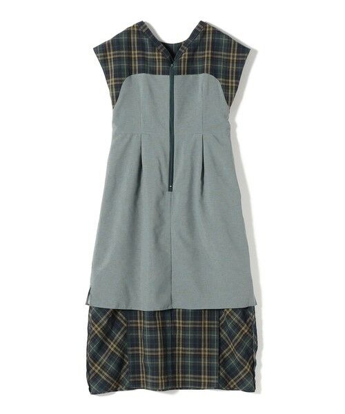 SHIPS / シップス ロング・マキシ丈ワンピース | SHIPS Primary Navy Label:〈手洗い可能〉ダークマドラス チェック ワンピース | 詳細4