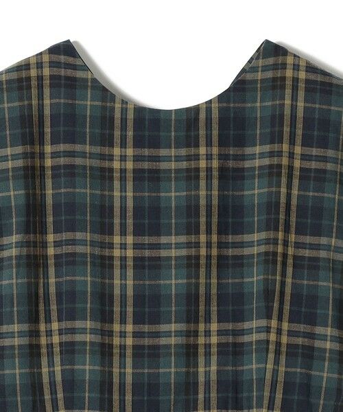 SHIPS / シップス ロング・マキシ丈ワンピース | SHIPS Primary Navy Label:〈手洗い可能〉ダークマドラス チェック ワンピース | 詳細5