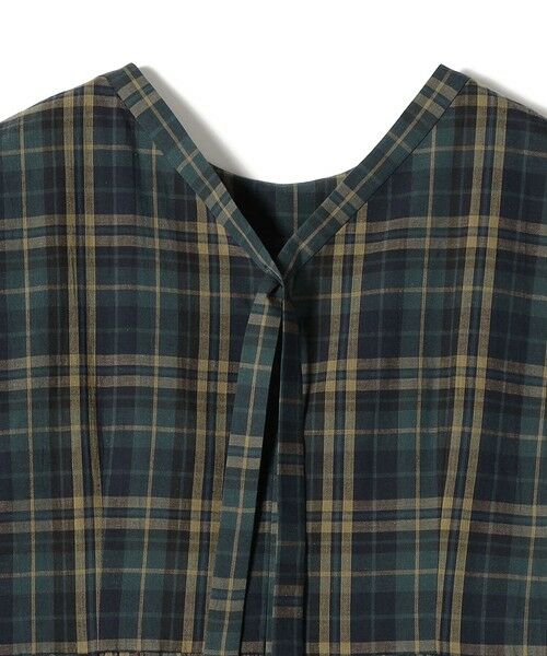 SHIPS / シップス ロング・マキシ丈ワンピース | SHIPS Primary Navy Label:〈手洗い可能〉ダークマドラス チェック ワンピース | 詳細6