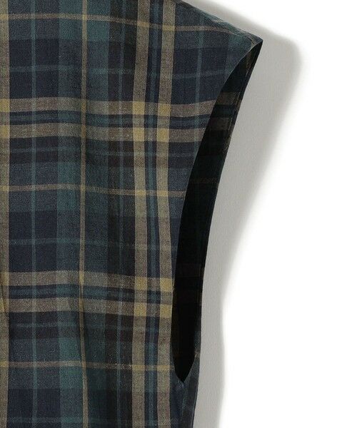 SHIPS / シップス ロング・マキシ丈ワンピース | SHIPS Primary Navy Label:〈手洗い可能〉ダークマドラス チェック ワンピース | 詳細8
